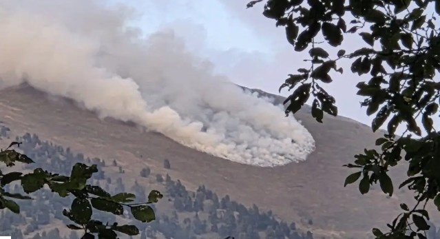 Голям пожар в Рила този път в района на Природен