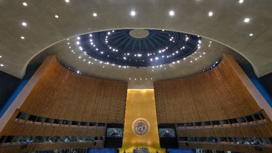 В обръщение пред Общото събрание на ООН украинският президент Володимир