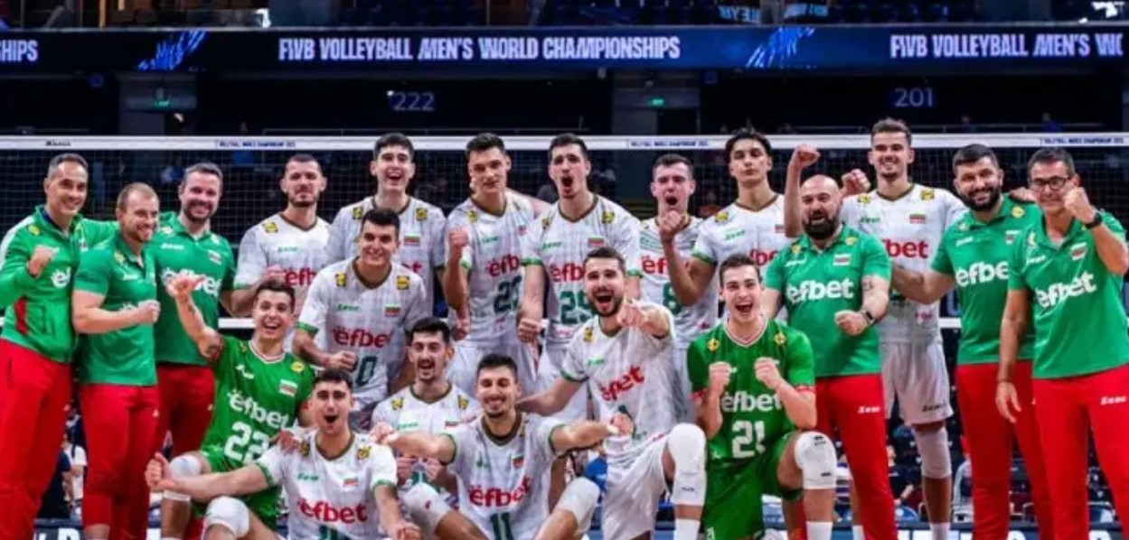 Българският национален отбор по волейбол за мъже отново даде да