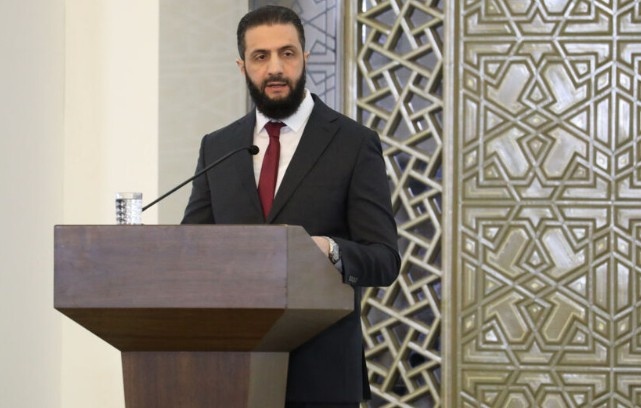 Сирийският президент Ахмед ал Шараа заяви че иска да преосмисли отношенията