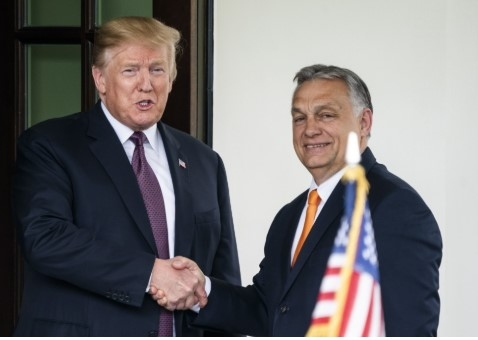 Президентът на Съединените щати  ще приеме днес в Белия дом унгарския