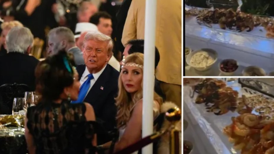 Президентът Доналд Тръмп присъства на второ пищно парти в рамките