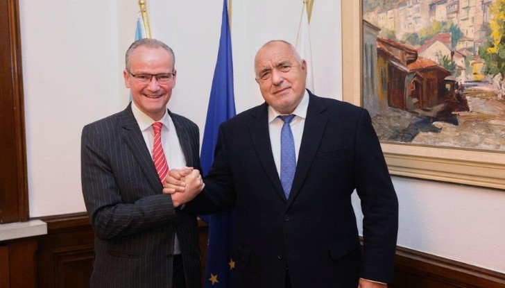 Лидерът на ГЕРБ Бойко Борисов проведе среща с Гунтер Крихбаум който е държавен