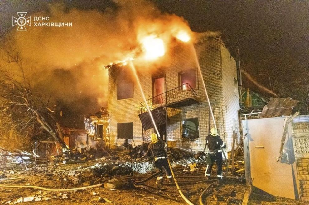 Руски удар с дрон по украинския град Харков е убил