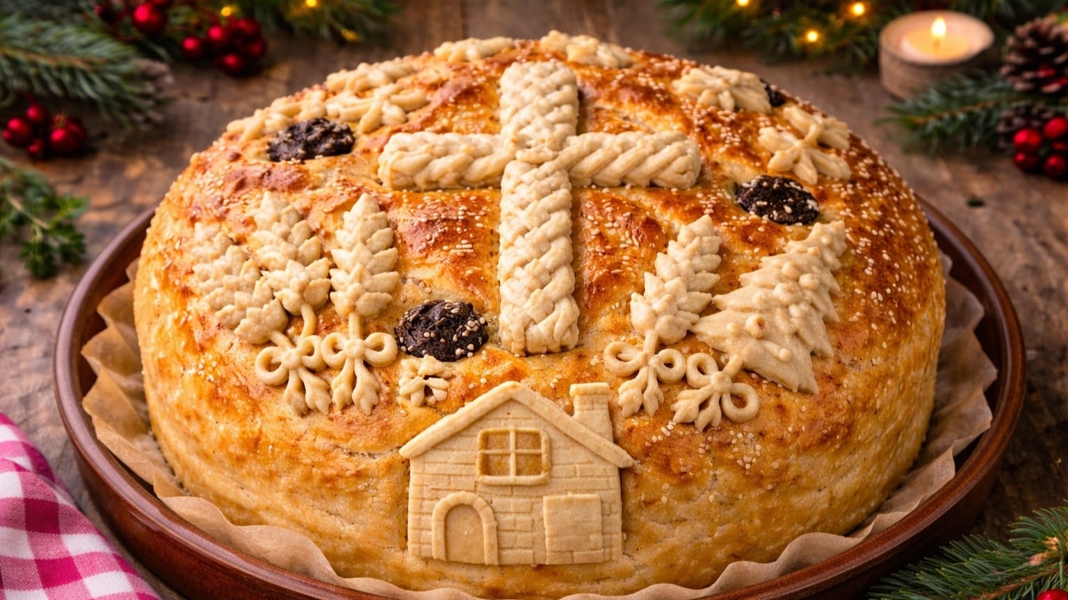 В България традицията да се поставя паричка в питката за