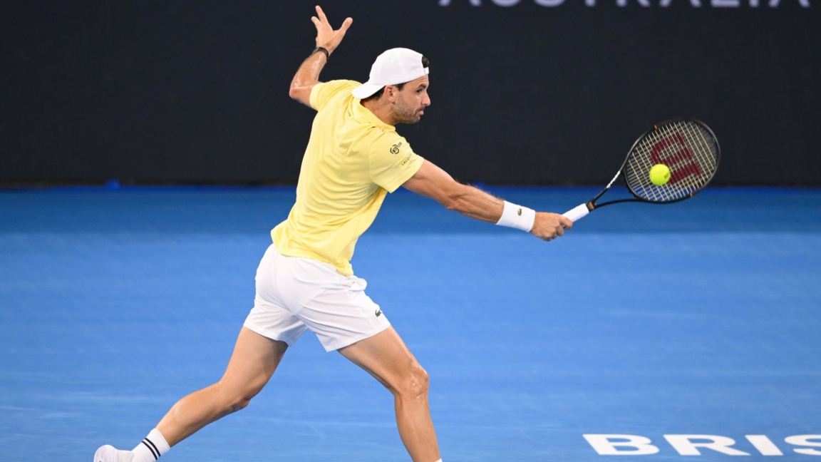 Първата ракета на България в мъжкия тенис Григор Димитров изкачи