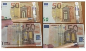 25 фалшиви банкноти от по 100 евро са прокарани в