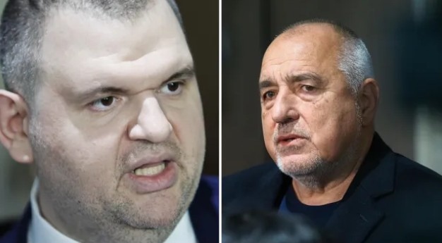 Лидерът на ГЕРБ Бойко Борисов и лидерът на ДПС Ново