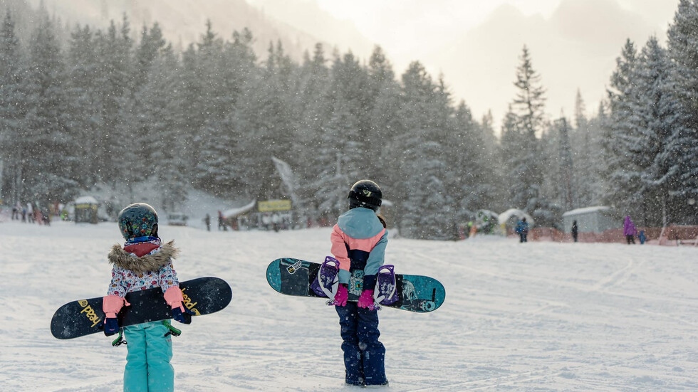 В разгара на снежната зима към курортите където можем да караме