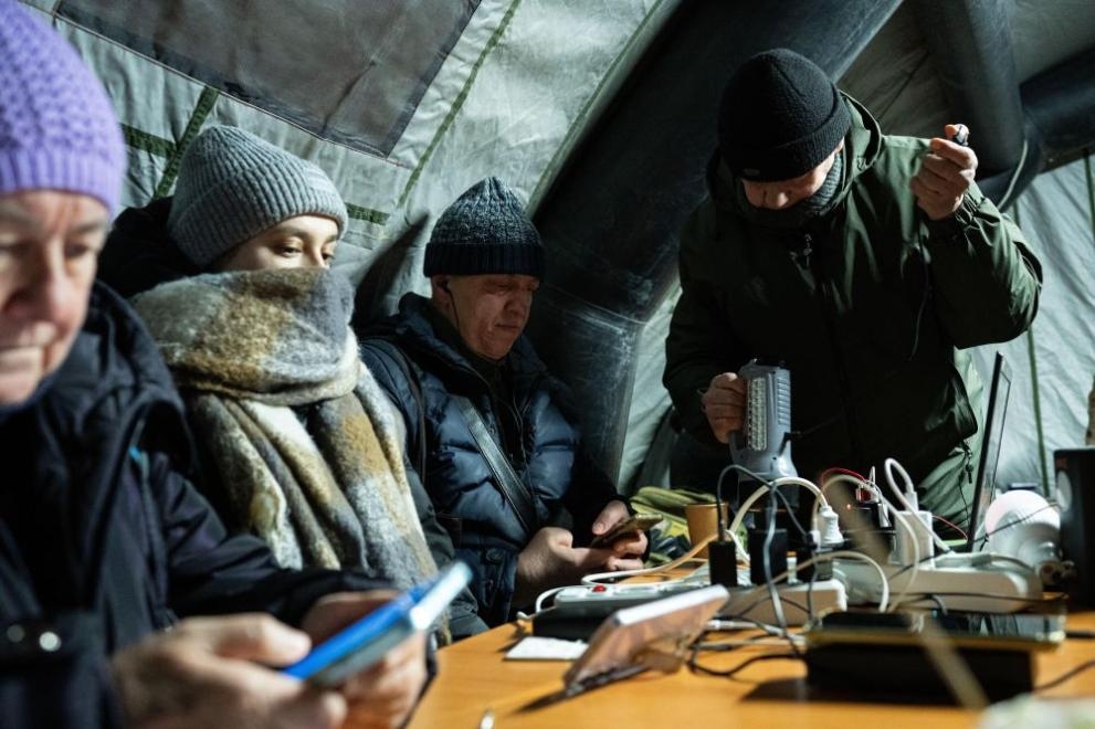 След руските удари по Украйна сградата на украинския парламент в