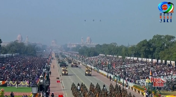 Индия отбеляза своя 77 и Ден на републиката с грандиозна