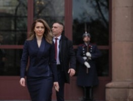 Председателят на Народното събрание Рая Назарян направи коментар пред медиите