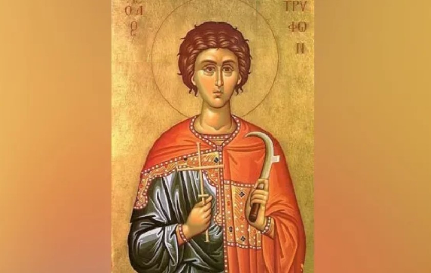 Българската православна църква почита днес паметта на Свети Трифон Той е