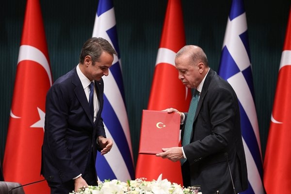 На вчерашната си среща в Анкара гръцкият премиер Кириакос Мицотакис