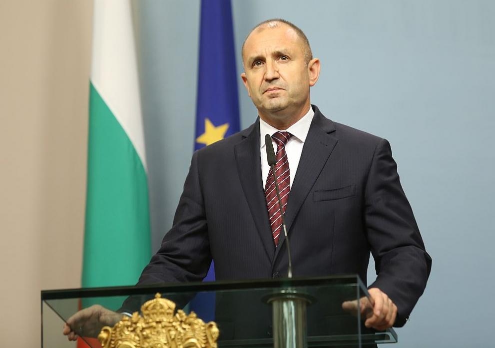 Победителят на парламентарните избори в България миналия месец Румен Радев