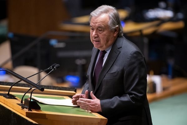 Генералният секретар на ООН Антонио Гутериш осъжда остро мащабната атака