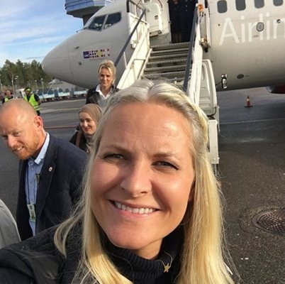 Мете Марит съпругата на престолонаследника на Норвегия принц Хокон е