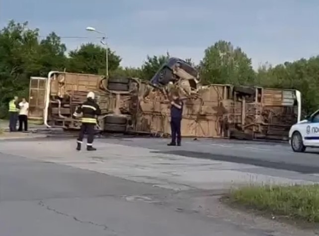 Тежка катастрофа на ул Челопешко шосе в София Най малко