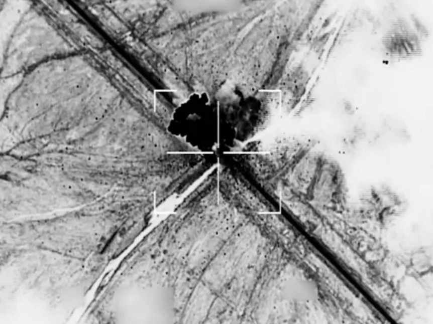 Американското военно командване за Близкия изток съобщи че е нанесла